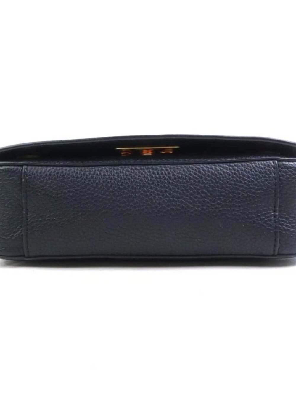 Auth Tory Burch Chain Shoulder Bag Black/Gold Leather/Metal - Picture 5 of 15